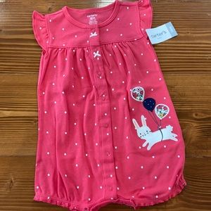 Carters Baby Girl Romper • NWT • Size 18 Mo